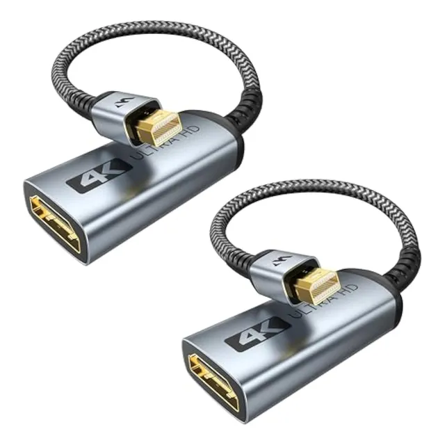 Warrky Paquete De 2 Adaptadores 4k Mini
