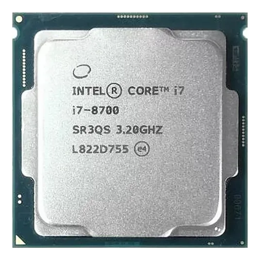 Procesador Intel 8va I7-8700 3.20ghz Lga 1151 Socket H4 Cpu
