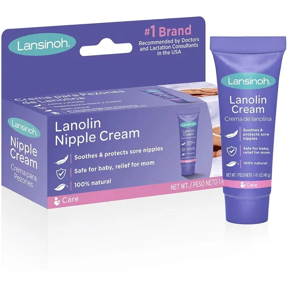 Crema De Lanolina Lansinoh Para Pezones Amamantar 40g