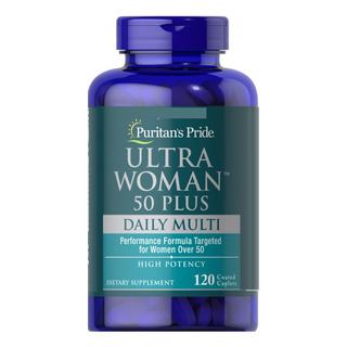 Puritan's Pride Ultra Woman 50 Plus Multivitamínico 120 Caps Puritan's Pride Ultra Woman 50 Plus Multivitamínico 120 Caps