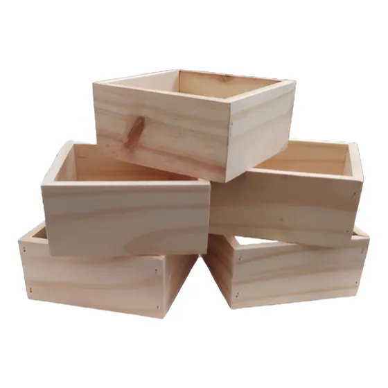 Cajoncitos X 10u De Madera Souvenirs Candy Bar  15 X 15 X 7