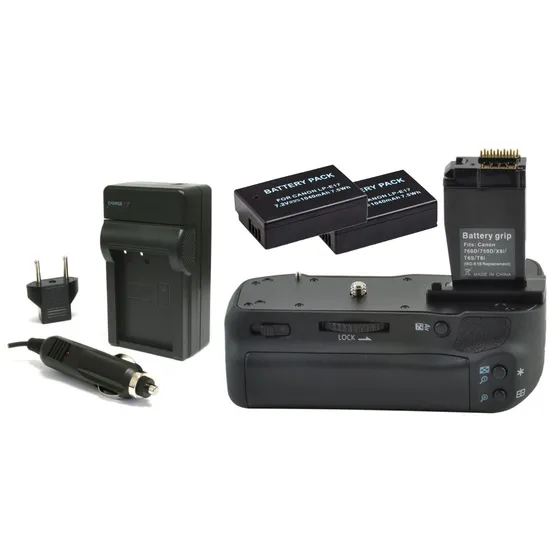 Battery Grip De Baterias Para Canon Eos X8i Dslr + 2 Lp-e17