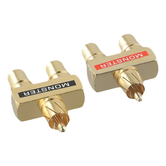 Adaptador Y Splitter, Plugue Rca De Substituição De Áudio
