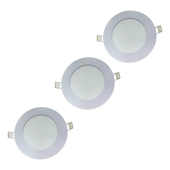 Lámpara Led Empotrable 6w Spot Para Bote 4 Pulgadas 3 Pz
