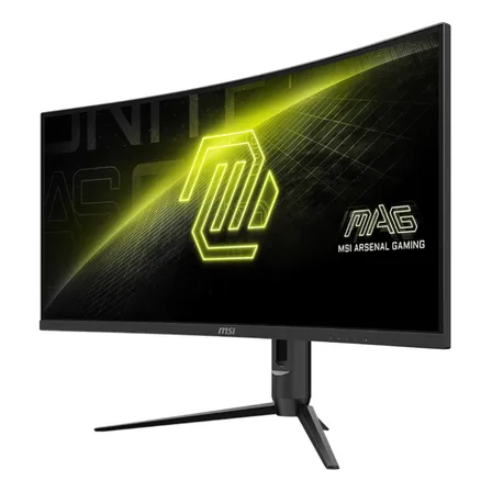 Monitor Curvo Gaming Msi Mag 342cqr E2 Wqhd 180hz Hdmi Dp Color Negro