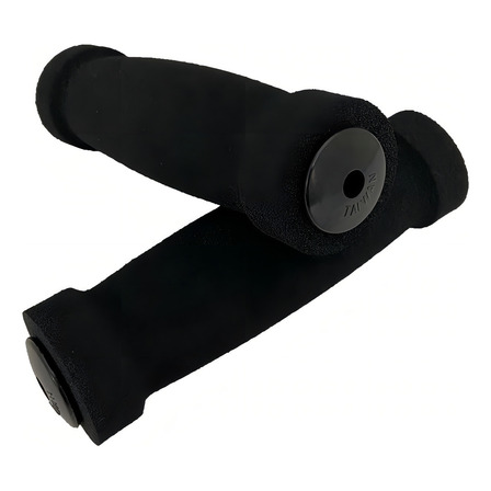 Manopla Bike Punho Bicicleta Espuma Par P/ Guidao Cor Preto Confortavel Manopla Bike Punho Bicicleta Espuma Par P/ Guidao Cor Preto Confortavel