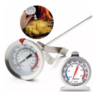 2 Termómetros De Horno Acero Inoxidable 50-300°c Para Cocina 2 Termómetros De Horno Acero Inoxidable 50-300°c Para Cocina