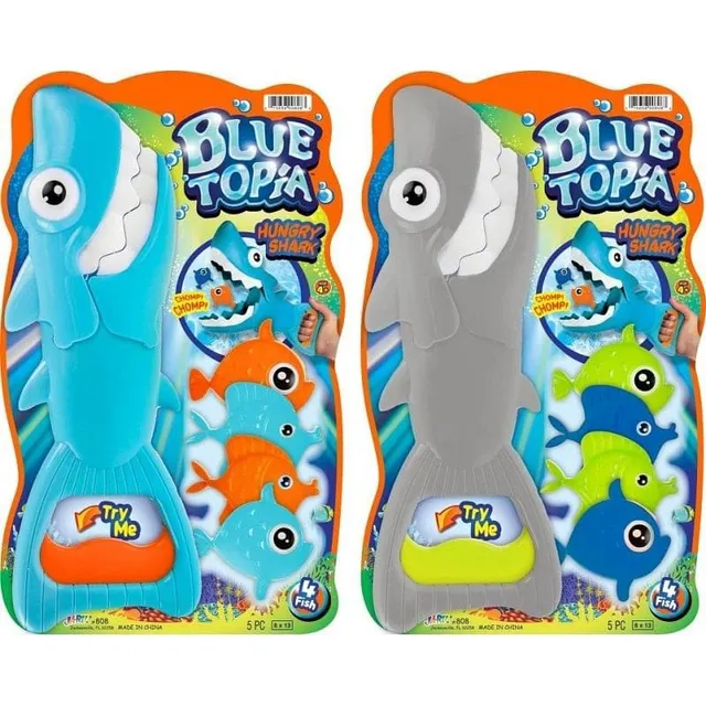 Atrapa Peces Juego Infantil Agua Motricidad Tiburon Jaru Tx