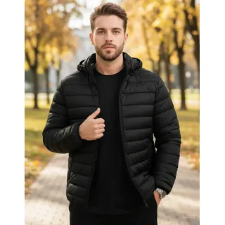 Jaqueta Puffer Bobojaco Corta Vento Nylon Masculino Gominho Preto Gg Gominho