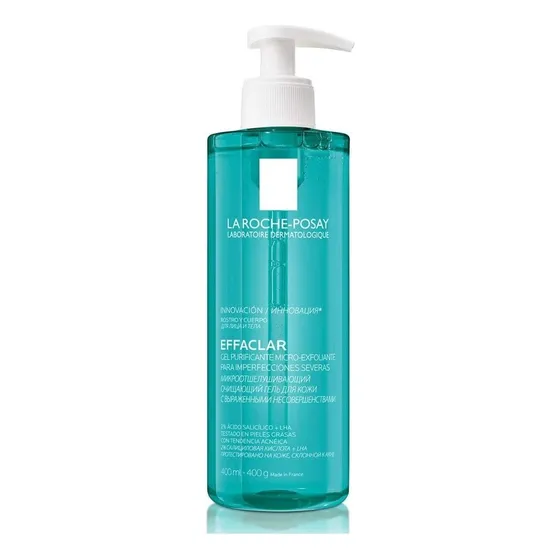 Effaclar Gel Micro exfoliante Piel Grasa 400ml L Roche posay Tipo De Piel Piel Grasas
