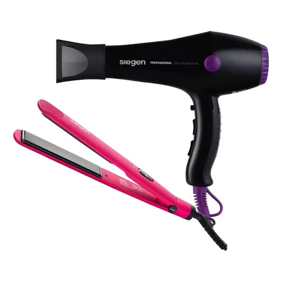 Pack Siegen: Planchita Syler 210°c Y Secador Specialist