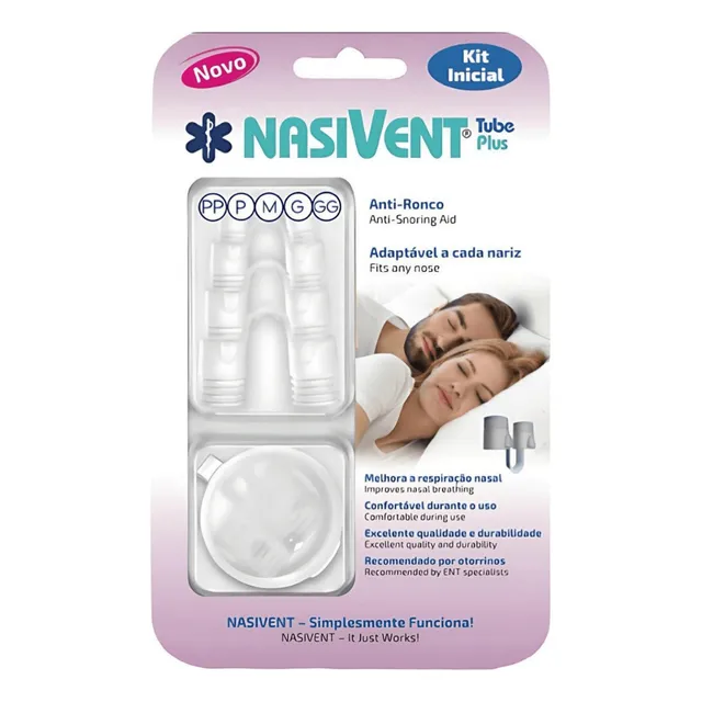 Dilatador Nasal Nasivent Plus Kit - Anti Ronco - Via Sedex