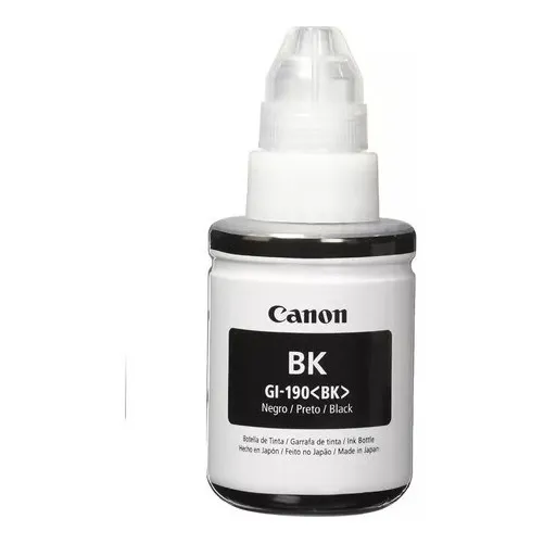 Botella Tinta Gi-190 Bk Para Pixma G110 0 G2100 G3100
