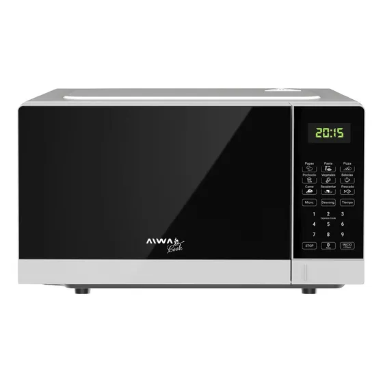 Microondas Aiwa Cook 700w 20l 10 Niveles Cocción Panel Touch