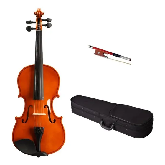 Violín 4/4 Mexicano Natural Estuche Accesorios Completos