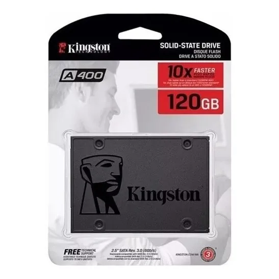Ssd Kingston 120gb 2,5\ Sata 3 - Sa400s37/120g