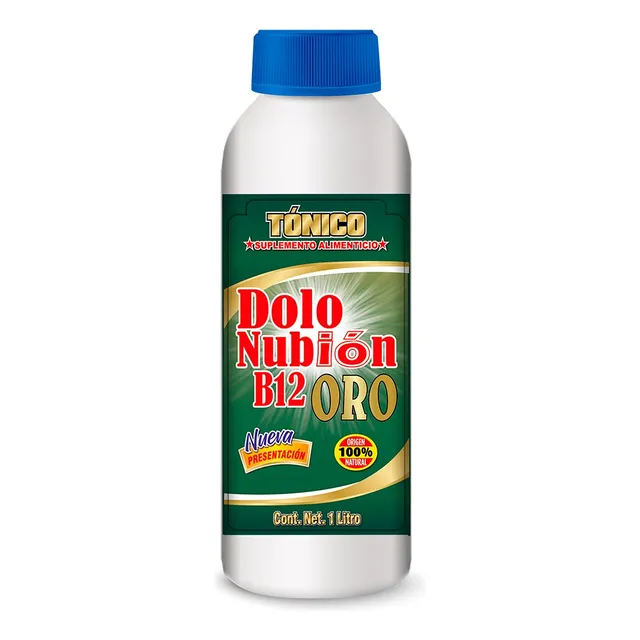 Suplemento Alimenticio Jarabe Nubión B12 Dol Oro Sabor Sin Sabor