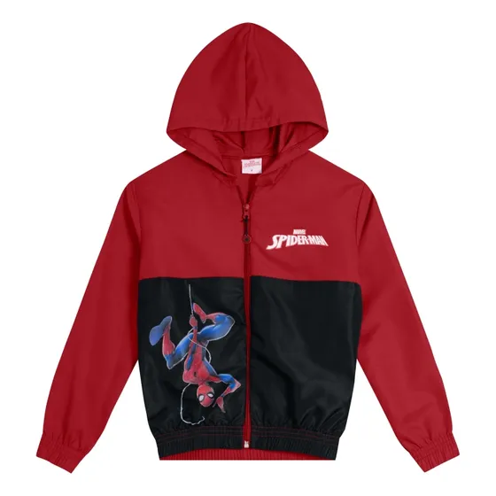 Jaqueta Corta Vento Spiderman