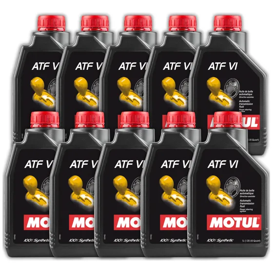 Kit Óleo De Câmbio Automatico Motul Atf Vi Com 10 Litros