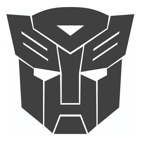 Calco Stickers Transformers Vinilo Auto Medida 10x10 Cm