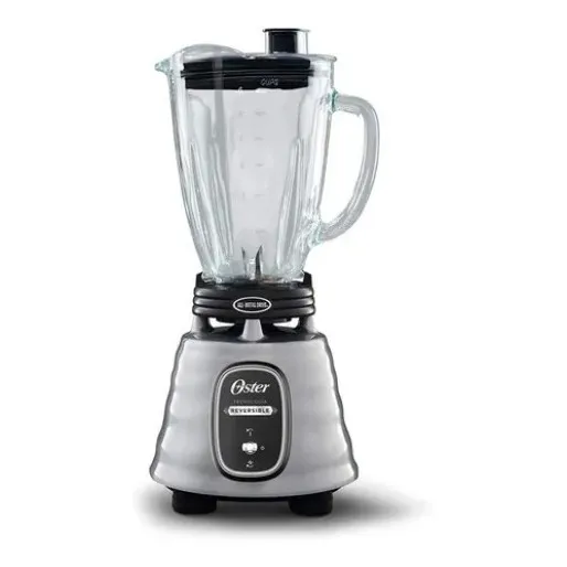 Licuadora V Vidrio 1vel+pulso Reversible Oster Blstbeste4087 Color Gris