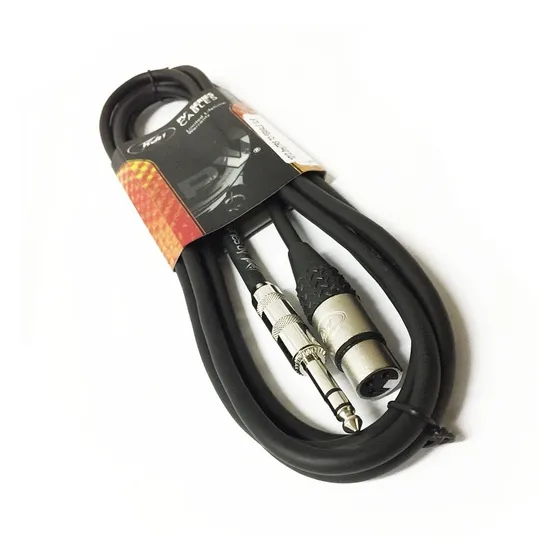 Cable Micrófono Dj 1/4 Stereo A Xlr Canon Hembra 3m Peavey