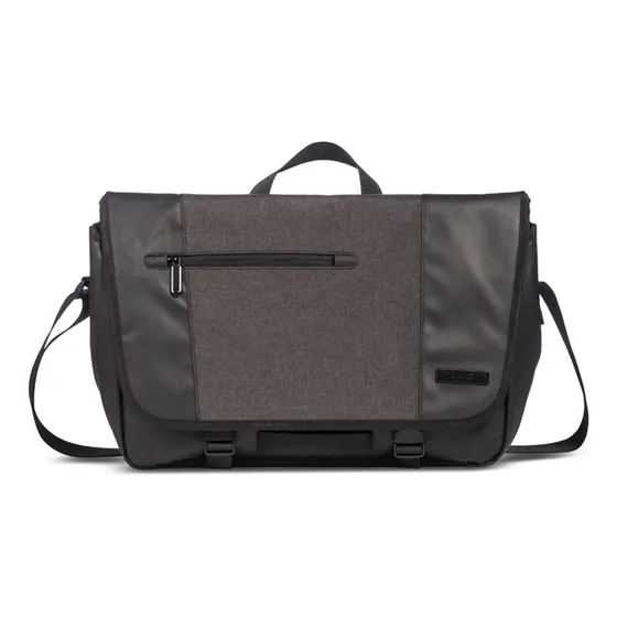 Mensajero Morral Notebook Y Tablet Primicia Alta Engomado Color Negro