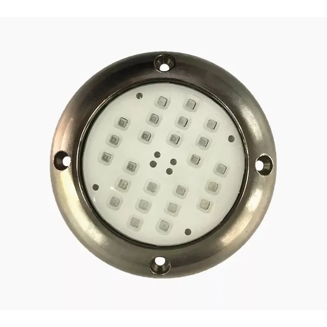Luz Subaquática Bronze 24 Ledscor Azul P/ Barcos/lanchas Etc