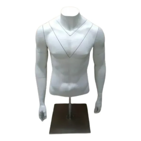 Manequim Fantasma-  Somente Busto Com Braço E Pedestal.