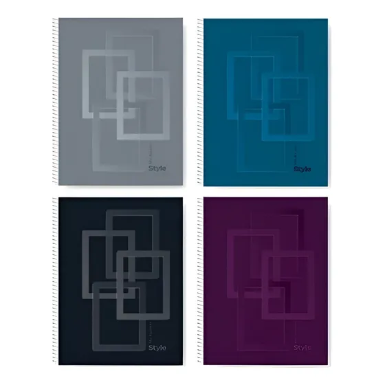 Cuaderno Mis Apuntes Style C/espiral A5 16x21cm 120 Hs Ray Color