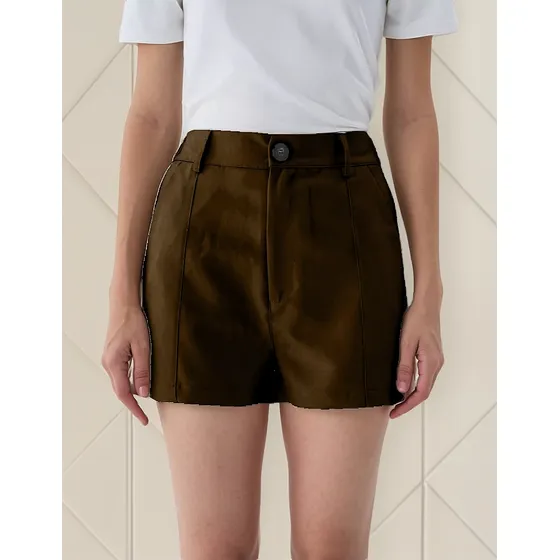 Short Sastrero Pantalon Corto Mujer Elena Bermudas De Vestir