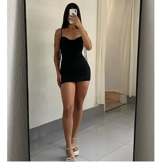Vestido Curto Costa Nua De Amarrar Com Bojo Suplex Qualidade Vestido Curto Costa Nua De Amarrar Com Bojo Suplex Qualidade