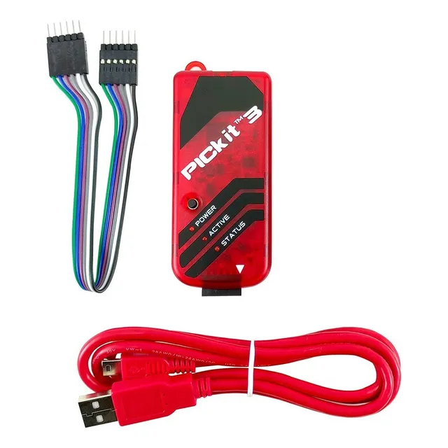Tecneu Programador Pickit 3 Cable Usb Microcontroladores Dspic Pic Microchip