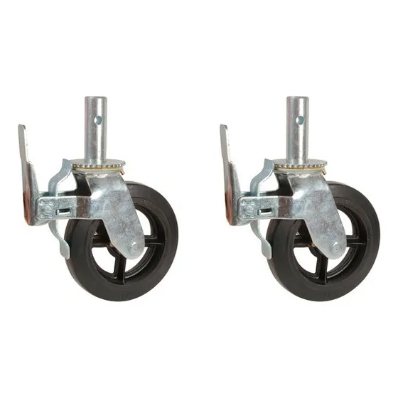 Llantas Para Andamio Con Freno - Diametro 6 PuLG - 4 Unid