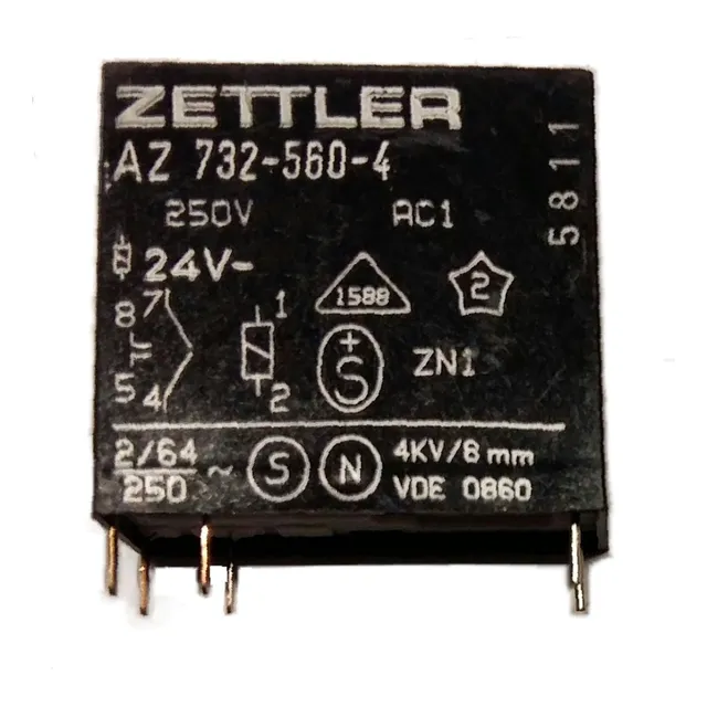 Rele Zettler Az732 24v Reempl Omron G2r-1a-e-dc24
