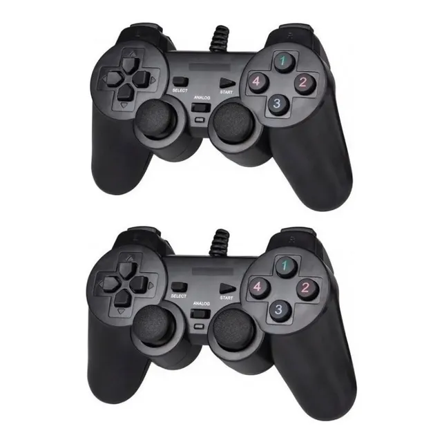 Pack 2 Joystick Control Para Pc Consola Puerto Usb 2.0