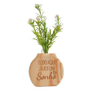 Vaso Decorativo Com Planta Artificial Enfeite Sala Quarto Vaso Decorativo Com Planta Artificial Enfeite Sala Quarto
