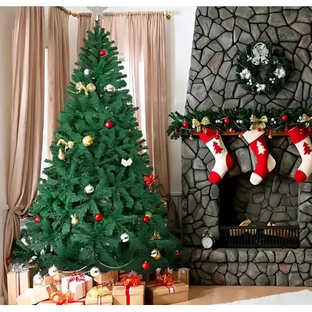 Bnfu-mx Ativa Arvore De Natal 180cm1100 Galhos Pé De Ferro - Verde