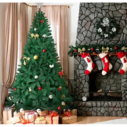 Árvore De Natal Topazio Com Pisca Biv1,8cmx1,10cm 1050galhos Cor