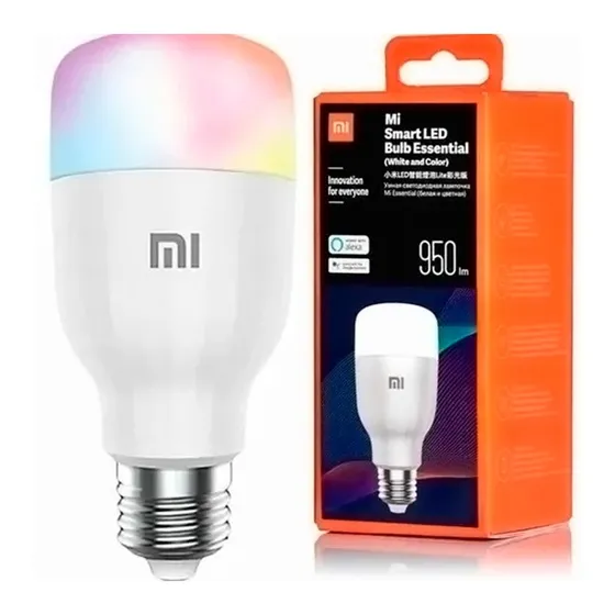 Lâmpada Xiaomi Mi Inteligente Rgb Led Smart Bulb Essential
