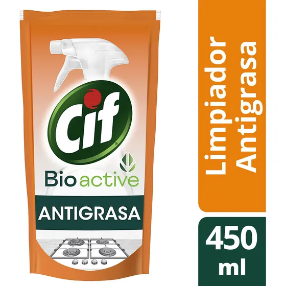 Cif Limpiador Y Antigrasa Recarga 450ml