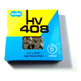 Cadena Para Bicicleta 6 Pasos 1/2x3/32 116l Carrera Kmc Cadena Para Bicicleta 6 Pasos 1/2x3/32 116l Carrera Kmc