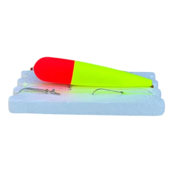 Linea Flote Armada Boya Zanahoria Anzuelos Ideal Pejerrey