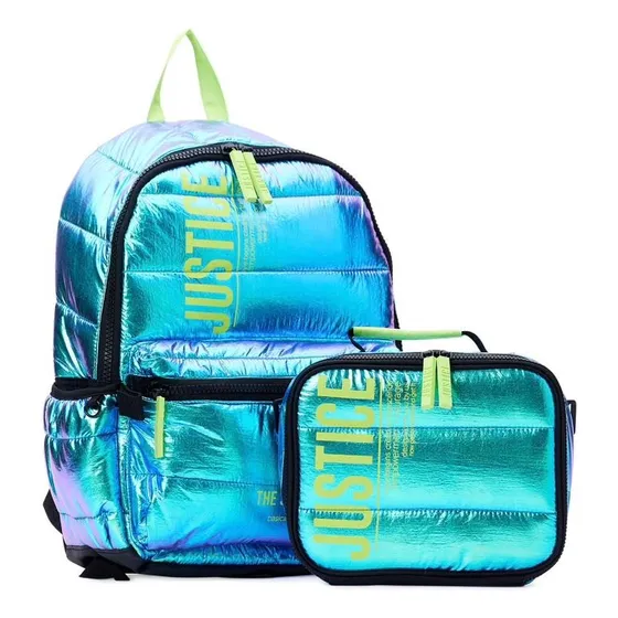 Bolsos Justice Tornasol Con Lonchera