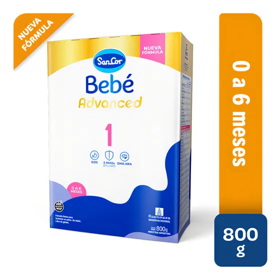 Sancor Bebé Advanced 1 Estuche X 800gs