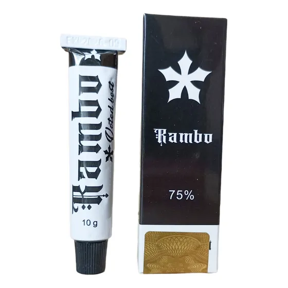Kit2 Pomada Rambo Anestésico 75% Para Tatuagem