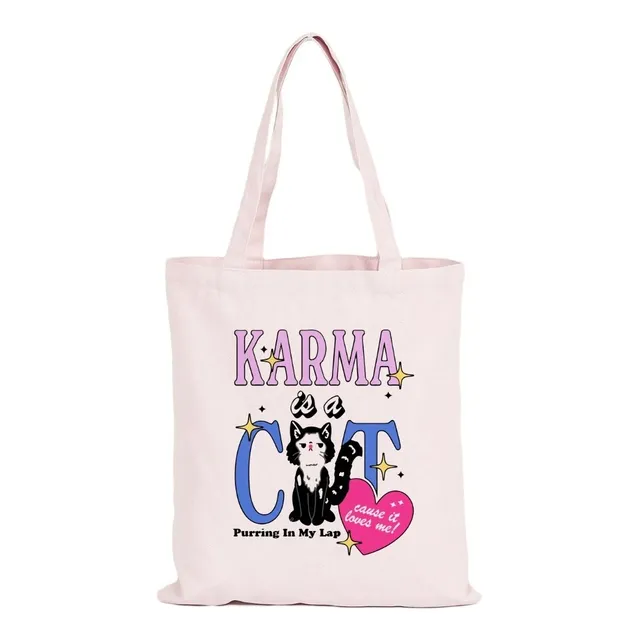 Bolsa Totebag Taylor Swift Karma Is A Cat