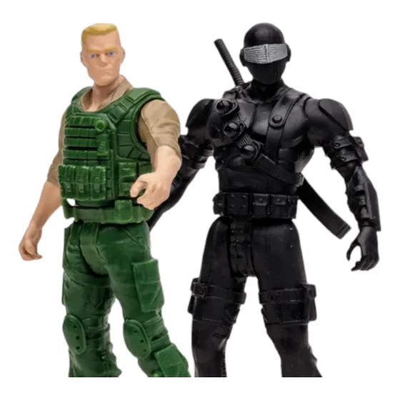 G.i. Joe Page Punchers Duke & Snake Eyes 3  2-pack & Comic