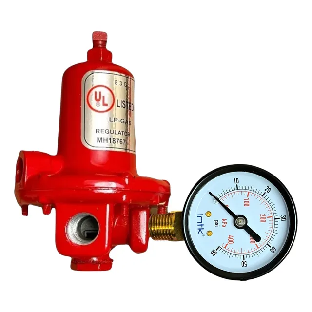 Regulador Alta Presion De Gas Cms 080 Con Manometro