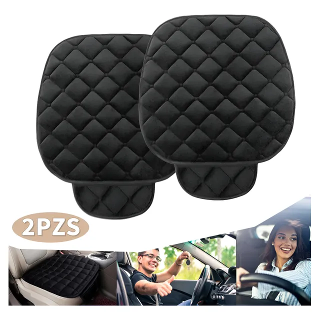 2 Fundas De Asiento Cojín Con Bolsillo Para Autos Universal